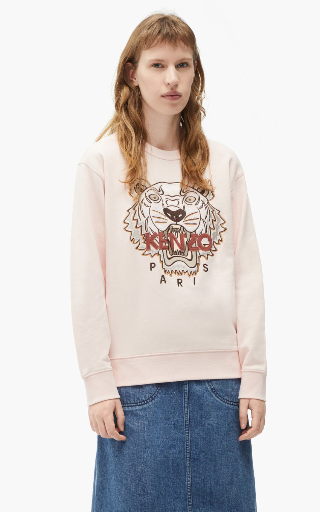 Kenzo Tiger Ženska Puloverji Roza SI-4511189